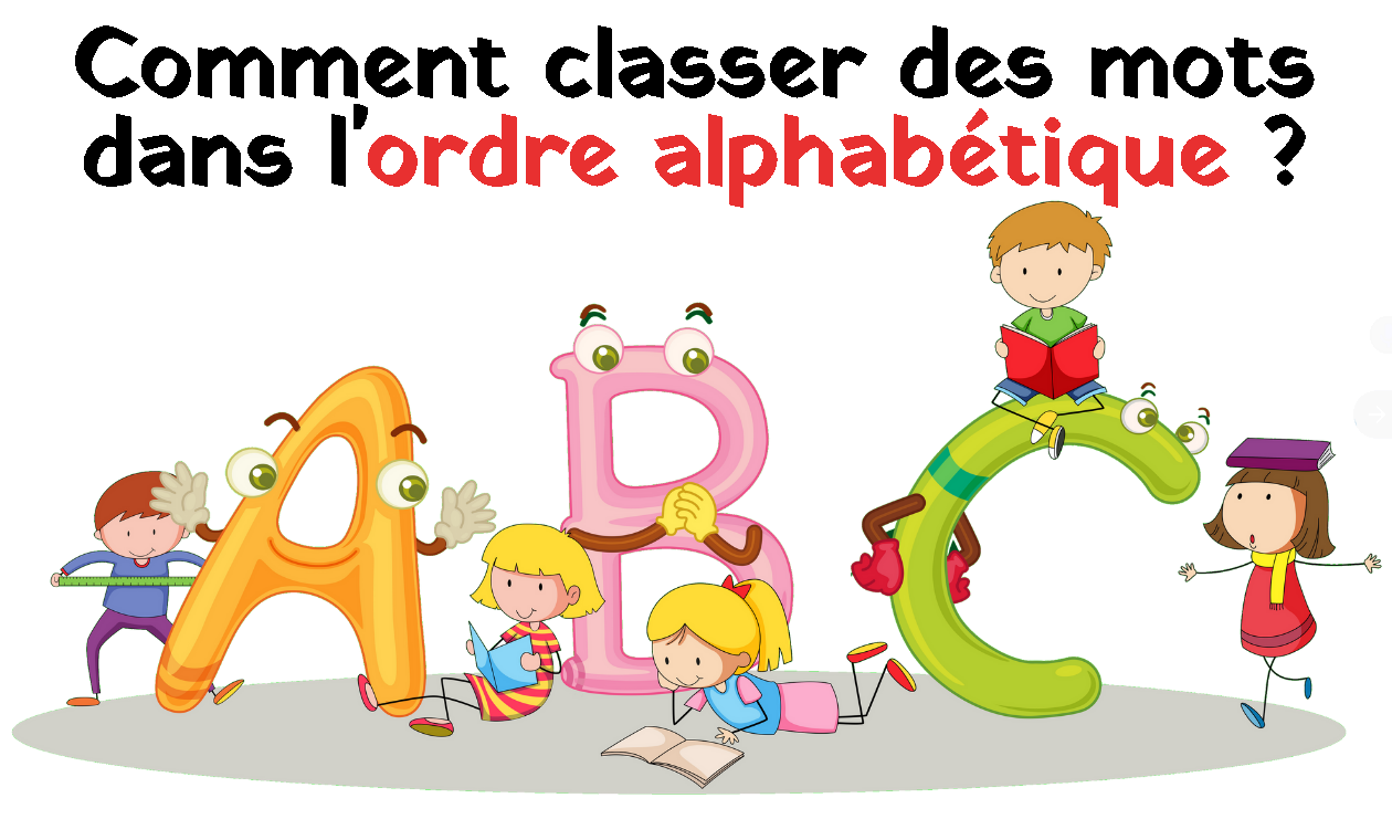 Classer Dans L'ordre Alphabétique : Genially - Enseignons.be